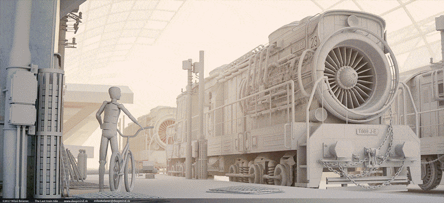 3D-искусство | 'The Last Train Ride' | Милош Беланец (Miloš Belanec)