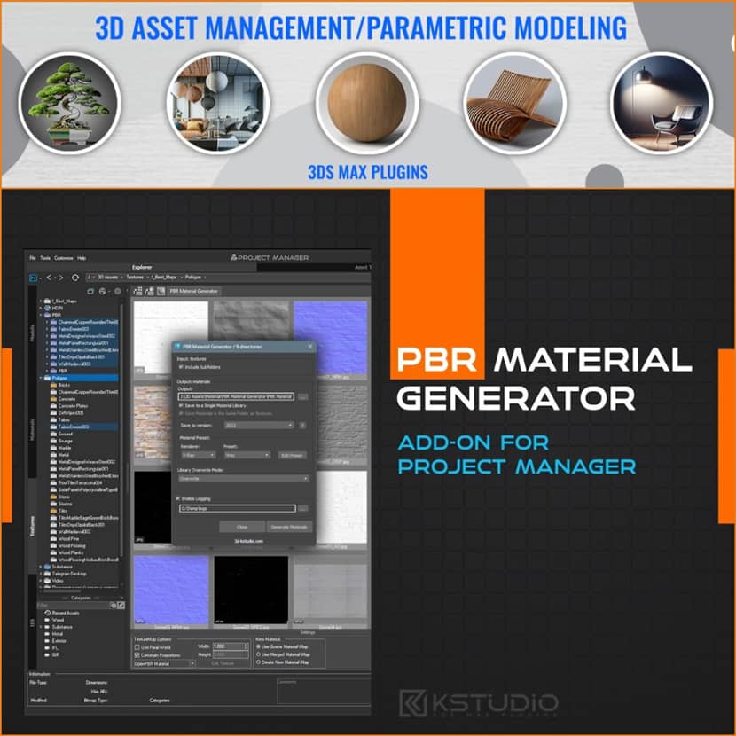 KStudio - PBR Materials Generator